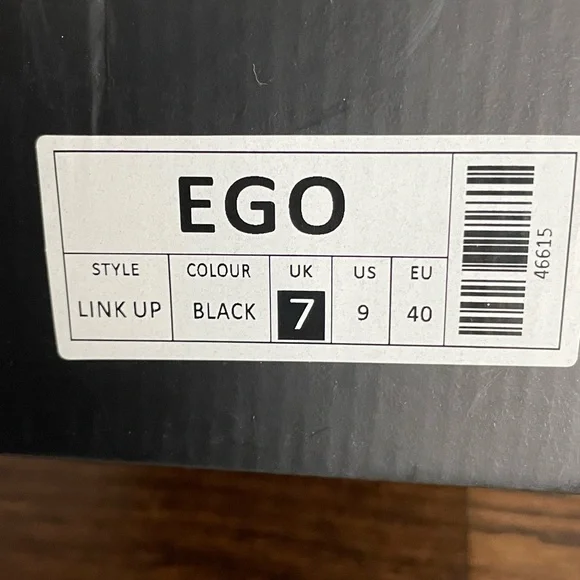 EGO Black and Gold “Link Up” Mule Sandal | US Size 9 - Picture 7 of 7